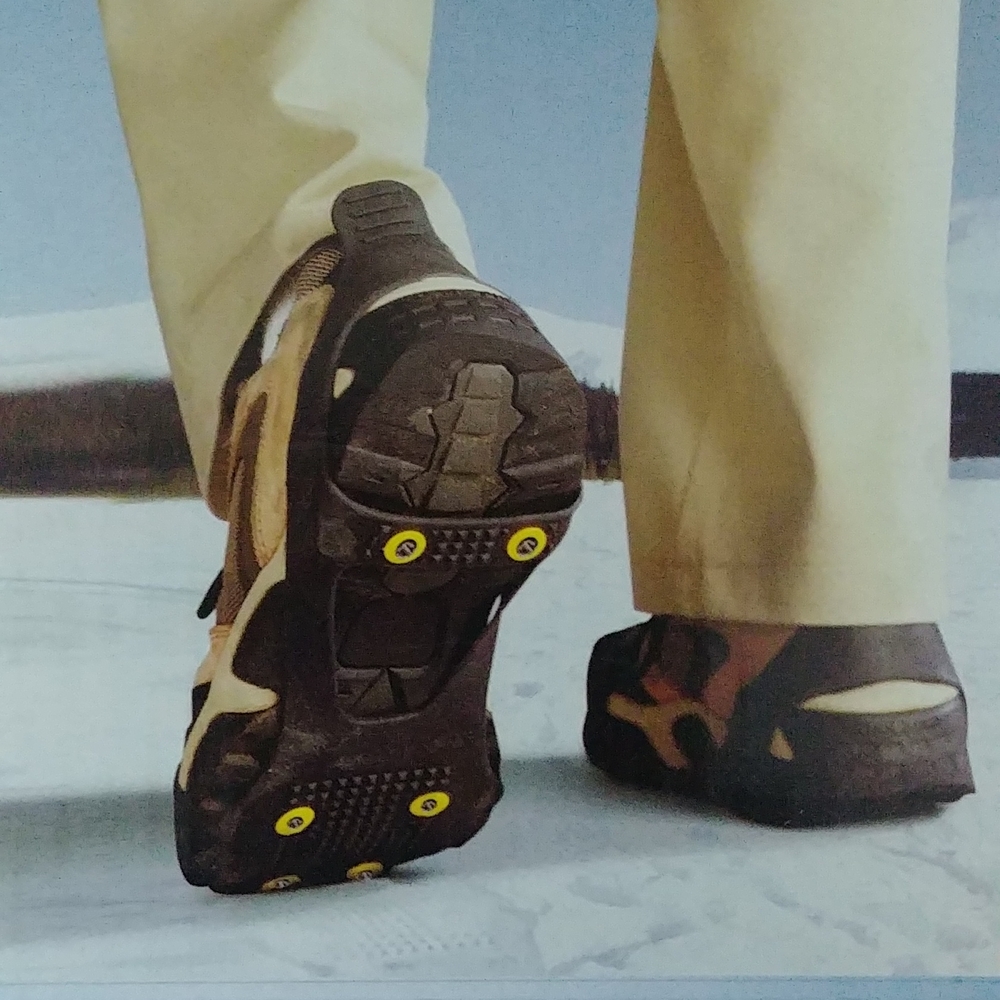 NWT ICE TRACTION SLIP-ON FOOTGEAR FOR ICE AND SNOW - Picture 7 of 9